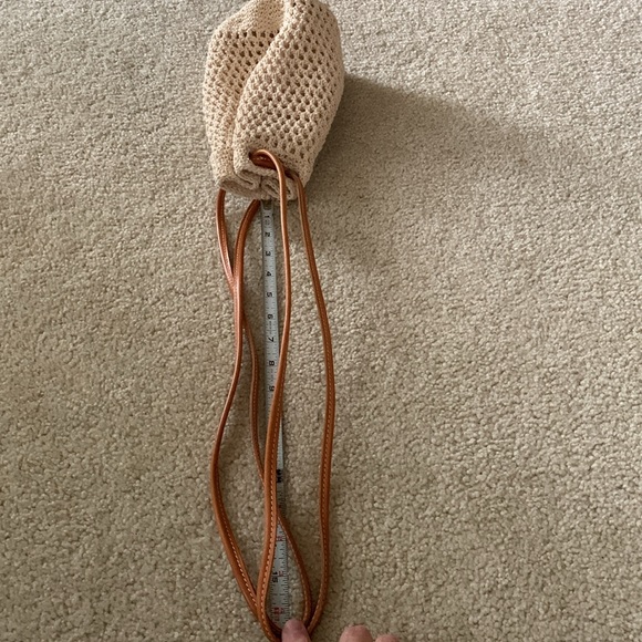 Ralph Lauren Crochet Small Bucket Bag Made In Italy NWOT - Picture 8 of 17